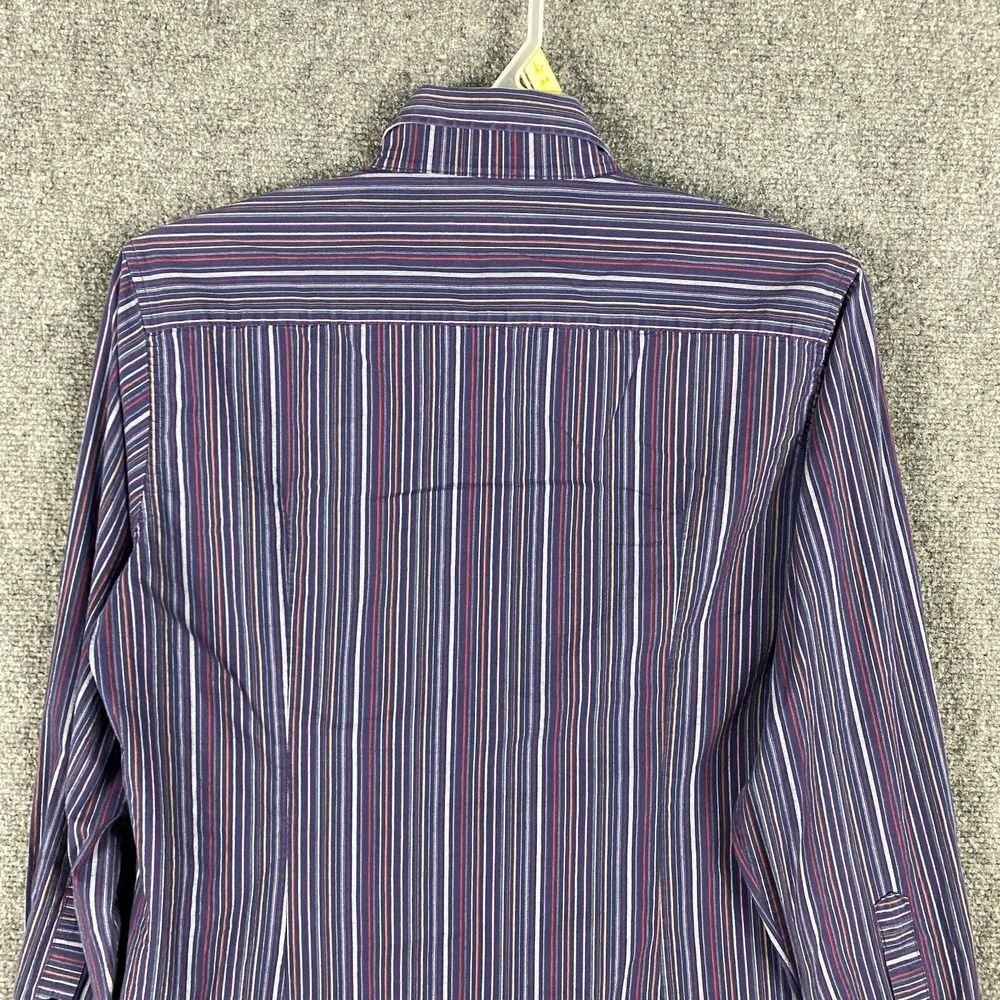 Ben Sherman Dress Shirt Men's Large Vintage Fit Long Sleeve Striped Adults - Picture 8 of 8